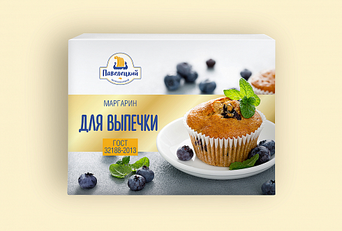 Маргарин м.д.ж. 80% для выпечки 180 гр.